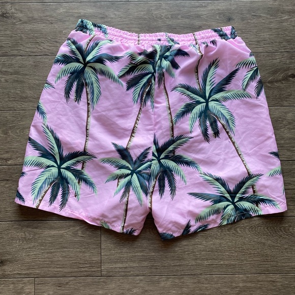 Iffei Tropical Pink Men Swim Trunks | Large - Picture 2 of 7